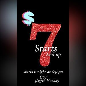 Today Monday 3/23/26 💯🎉Going live tonight around 6:30pm CST,   7:30pm EST